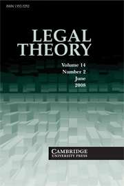 Legal Theory Volume 14 - Issue 2 -