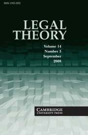 Legal Theory Volume 14 - Issue 3 -