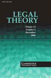 Legal Theory Volume 14 - Issue 4 -