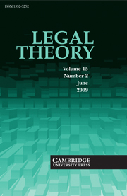 Legal Theory Volume 15 - Issue 2 -
