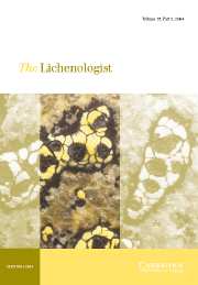 The Lichenologist Volume 36 - Issue 2 -