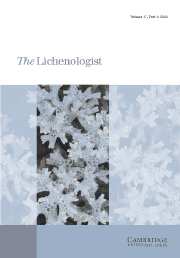 The Lichenologist Volume 37 - Issue 5 -