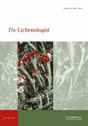 The Lichenologist Volume 44 - Issue 3 -