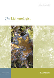 The Lichenologist Volume 49 - Issue  -