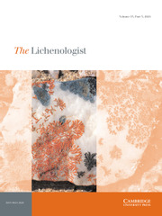 The Lichenologist Volume 53 - Issue 3 -