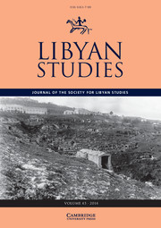 Libyan Studies Volume 45 - Issue  -