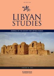 Libyan Studies Volume 46 - Issue  -