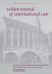 Leiden Journal of International Law Volume 28 - Issue 1 -