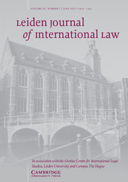 Leiden Journal of International Law Volume 28 - Issue 2 -