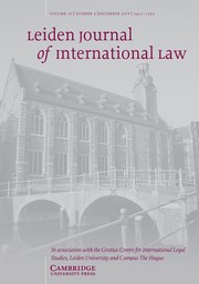 Leiden Journal of International Law Volume 32 - Issue 4 -