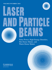 Laser and Particle Beams Volume 29 - Issue 2 -