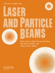 Laser and Particle Beams Volume 32 - Issue 1 -