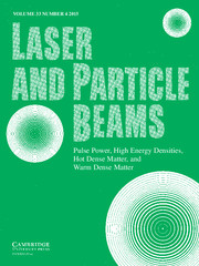 Laser and Particle Beams Volume 33 - Issue 4 -