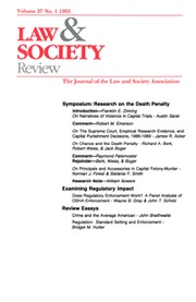 Law & Society Review Volume 27 - Issue 1 -