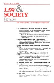Law & Society Review Volume 28 - Issue 2 -