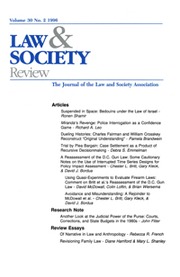 Law & Society Review Volume 30 - Issue 2 -