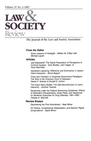 Law & Society Review Volume 31 - Issue 4 -