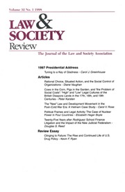 Law & Society Review Volume 32 - Issue 1 -