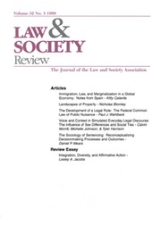 Law & Society Review Volume 32 - Issue 3 -