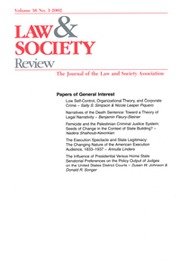 Law & Society Review Volume 36 - Issue 3 -