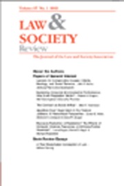 Law & Society Review Volume 37 - Issue 1 -