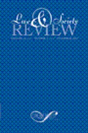 Law & Society Review Volume 41 - Issue 4 -