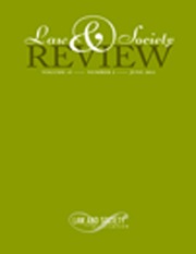 Law & Society Review Volume 45 - Issue 2 -