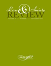 Law & Society Review Volume 45 - Issue 3 -