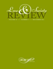 Law & Society Review Volume 45 - Issue 4 -