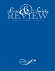 Law & Society Review Volume 46 - Issue 1 -