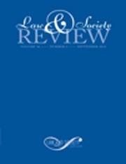 Law & Society Review Volume 46 - Issue 3 -