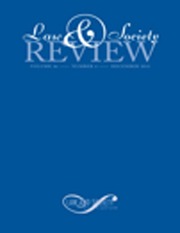 Law & Society Review Volume 46 - Issue 4 -
