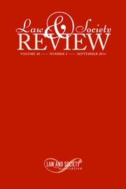 Law & Society Review Volume 48 - Issue 3 -