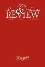 Law & Society Review Volume 49 - Issue 4 -