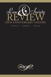Law & Society Review Volume 50 - Issue 2 -