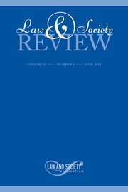 Law & Society Review Volume 52 - Issue 2 -