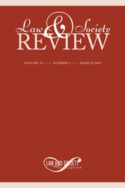 Law & Society Review Volume 53 - Issue 1 -