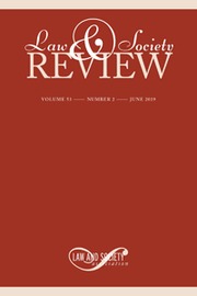 Law & Society Review Volume 53 - Issue 2 -
