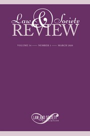 Law & Society Review Volume 54 - Issue 1 -