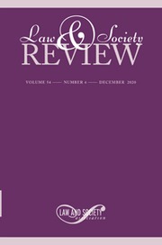 Law & Society Review Volume 54 - Issue 4 -