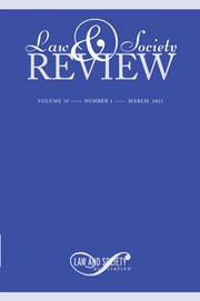 Law & Society Review Volume 55 - Issue 1 -
