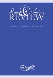 Law & Society Review Volume 55 - Issue 3 -
