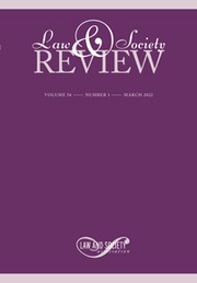 Law & Society Review Volume 56 - Issue 1 -