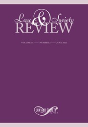 Law & Society Review Volume 56 - Issue 2 -