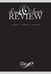 Law & Society Review Volume 57 - Issue 1 -