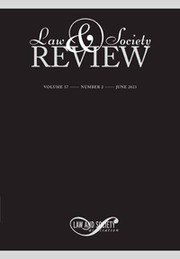 Law & Society Review Volume 57 - Issue 2 -