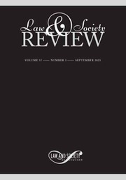 Law & Society Review Volume 57 - Issue 3 -