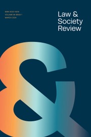 Law & Society Review Volume 58 - Issue 1 -