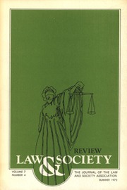 Law & Society Review Volume 7 - Issue 4 -