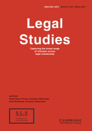 Legal Studies | Latest Issue | Cambridge Core